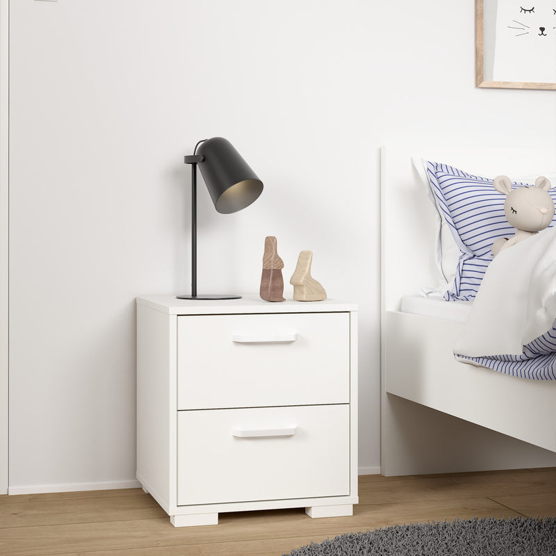 Sofia Nightstand 2 drawers Jackson – White – image 9