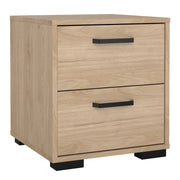 Sofia Nightstand 2 drawers Jackson – Hickory Oak – image 1