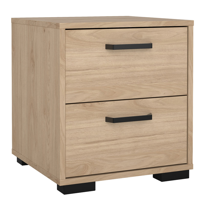 Sofia Nightstand 2 drawers Jackson – Hickory Oak – image 1