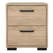 Sofia Nightstand 2 drawers Jackson – Hickory Oak – image 2