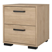 Sofia Nightstand 2 drawers Jackson – Hickory Oak – image 3