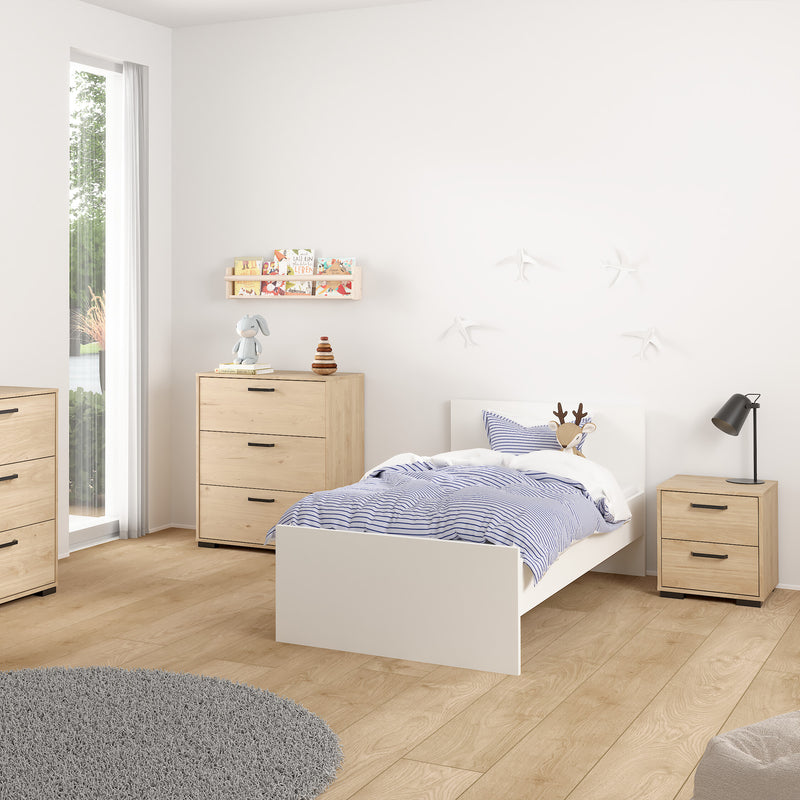 Sofia Nightstand 2 drawers Jackson – Hickory Oak – image 7
