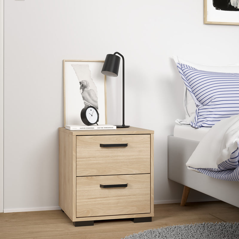 Sofia Nightstand 2 drawers Jackson – Hickory Oak – image 8