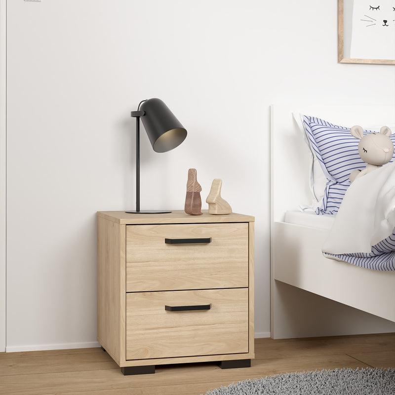 Sofia Nightstand 2 drawers Jackson – Hickory Oak – image 9