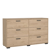 Sofia Double dresser 6 drawers Jackson – Hickory Oak – image 1