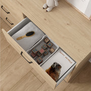 Sofia Double dresser 6 drawers Jackson – Hickory Oak – image 12