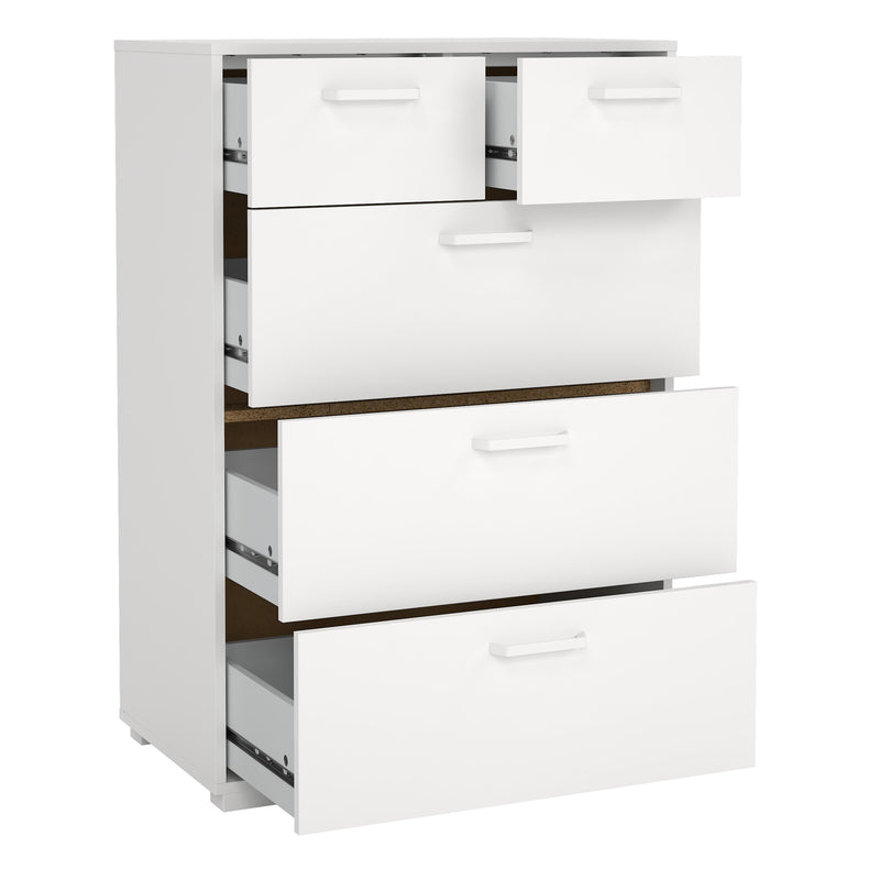 Sofia Chest 3 + 2 drawers Jackson – White – image 5