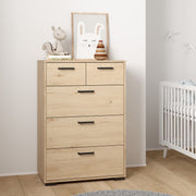 Sofia Chest 3 + 2 drawers Jackson – Hickory Oak – image 9