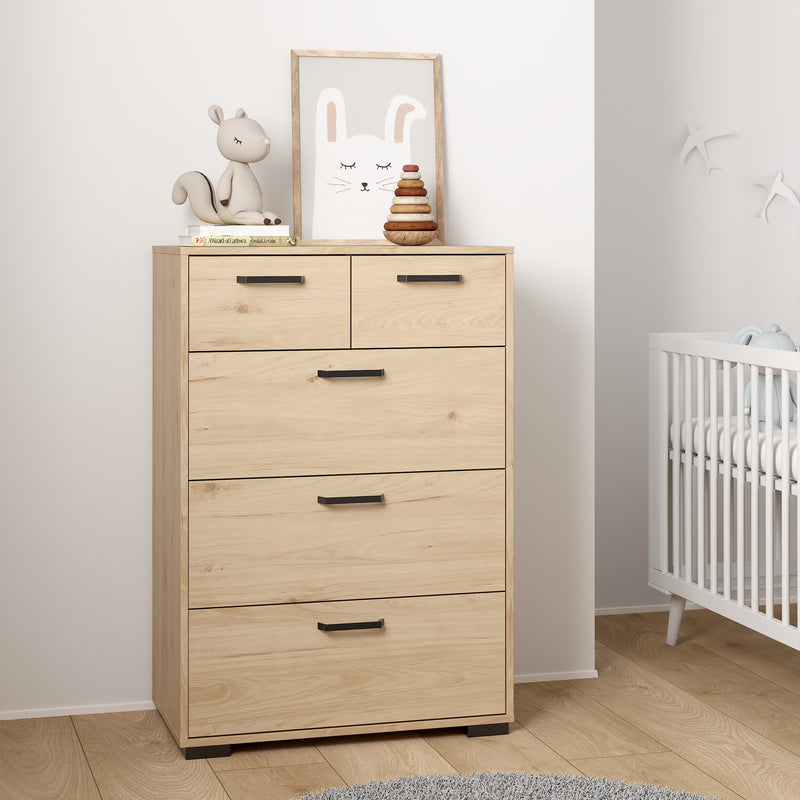 Sofia Chest 3 + 2 drawers Jackson – Hickory Oak – image 9