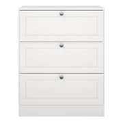 Brande Chest with 3 Frame Drawers in White – image 2