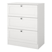 Brande Chest with 3 Frame Drawers in White – image 3