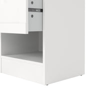 Brande Nightstand with1 Frame Drawer in White – image 9