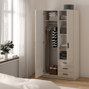 Sprint Wardrobe with 2 Doors + 3 Drawers in Cashmere – image 8