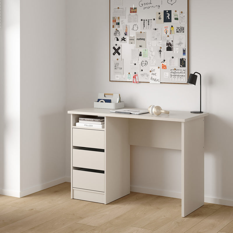 Function Plus Desk 3 Drawers in Cashmere – image 6