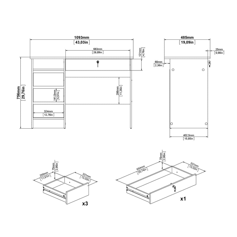 Function Plus Desk in Cashmere – image 11
