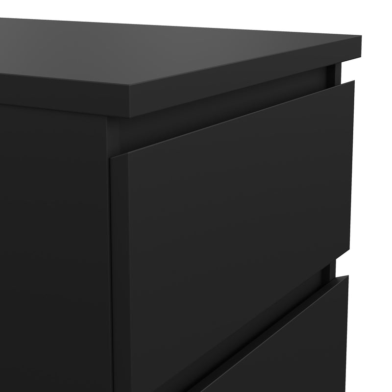 Naia Bedside 2 drawers Jackson – Matt Black – image 7