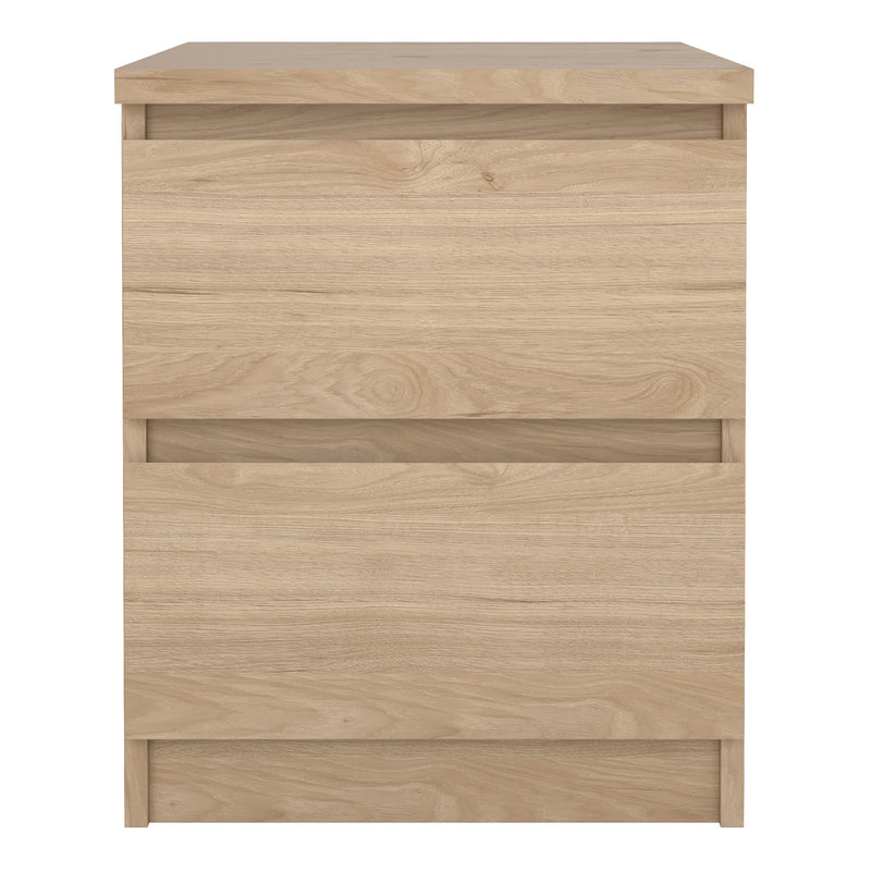 Naia Bedside 2 drawers Jackson – Hickory Oak – image 2