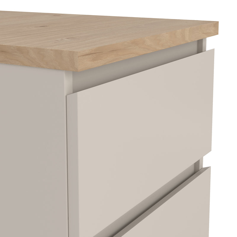 Naia Bedside 2 drawers Jackson – Cashmere – image 6