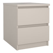 Naia Bedside 2 Drawers in Cashmere – image 1
