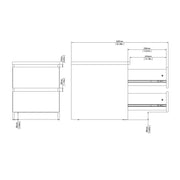 Naia Bedside 2 Drawers in Cashmere – image 12