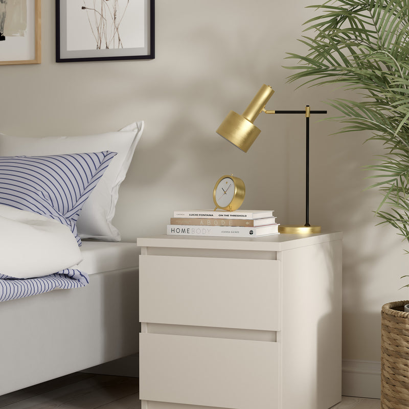 Naia Bedside 2 Drawers in Cashmere – image 7