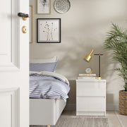 Naia Bedside 2 drawers Jackson – White Gloss – image 5