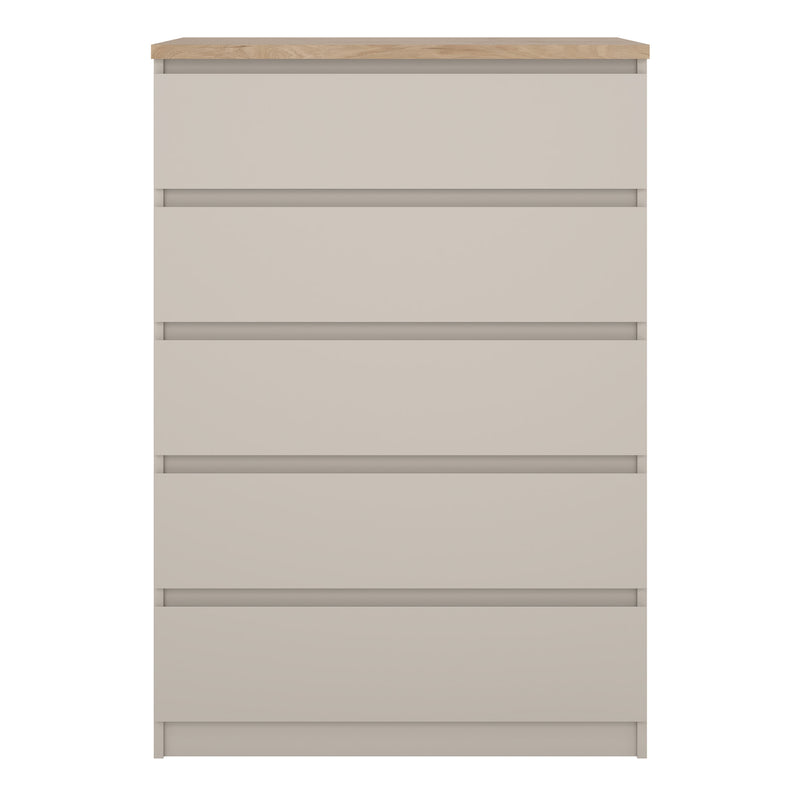 Naia Chest of 5 Drawers – Cashmere – image 2