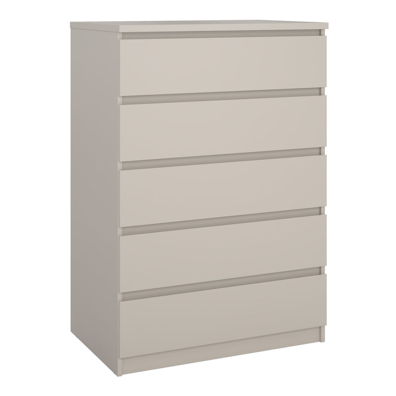 Naia Chest of 5 Drawers in Cashmere – image 1