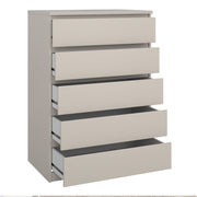 Naia Chest of 5 Drawers in Cashmere – image 5