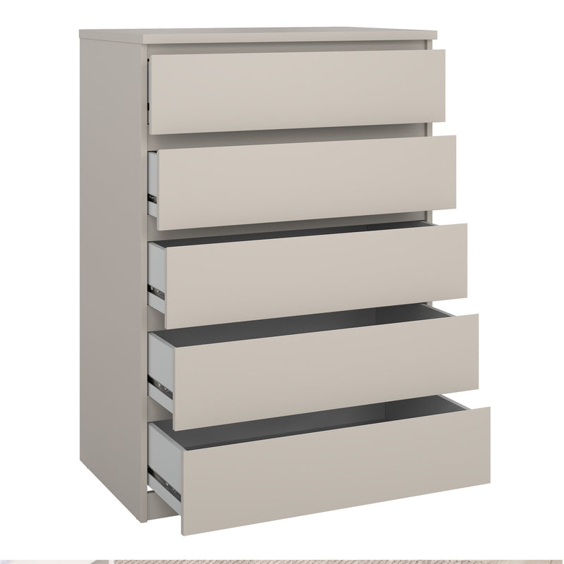 Naia Chest of 5 Drawers in Cashmere – image 5