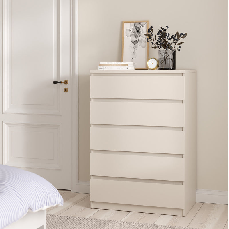 Naia Chest of 5 Drawers in Cashmere – image 6