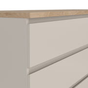 Naia Wide Chest of 6 Drawers (3+3) – Cashmere – image 6