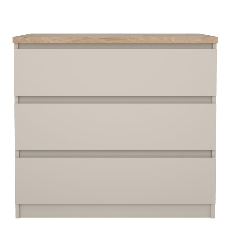 Naia Chest of 3 Drawers – Cashmere – image 2