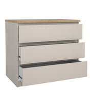 Naia Chest of 3 Drawers – Cashmere – image 4
