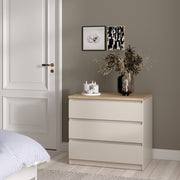 Naia Chest of 3 Drawers – Cashmere – image 5