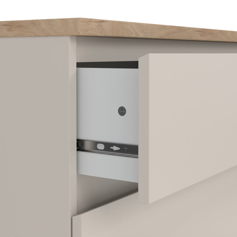 Naia Chest of 3 Drawers – Cashmere – image 6
