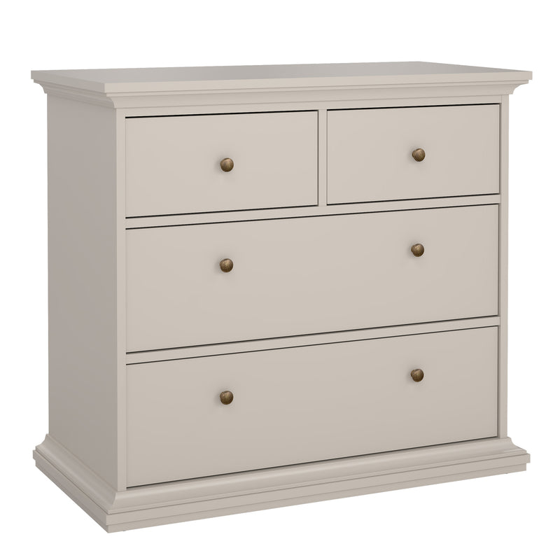 Paris Chest of 4 Drawers in Cashmere – image 1