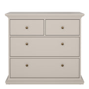 Paris Chest of 4 Drawers in Cashmere – image 2
