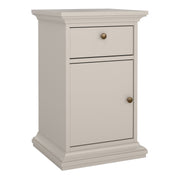 Paris Nightstand 1 door 1 Drawer in Cashmere – image 1