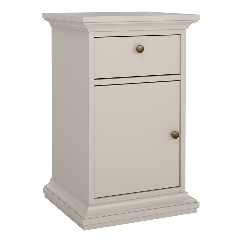 Paris Nightstand 1 door 1 Drawer in Cashmere – image 1