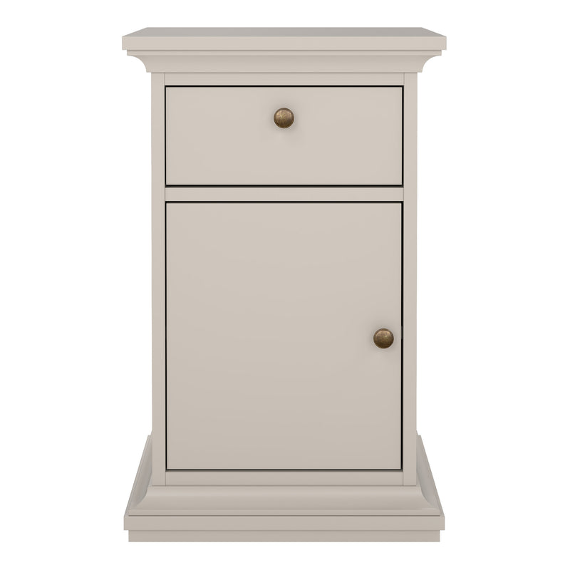 Paris Nightstand 1 door 1 Drawer in Cashmere – image 2
