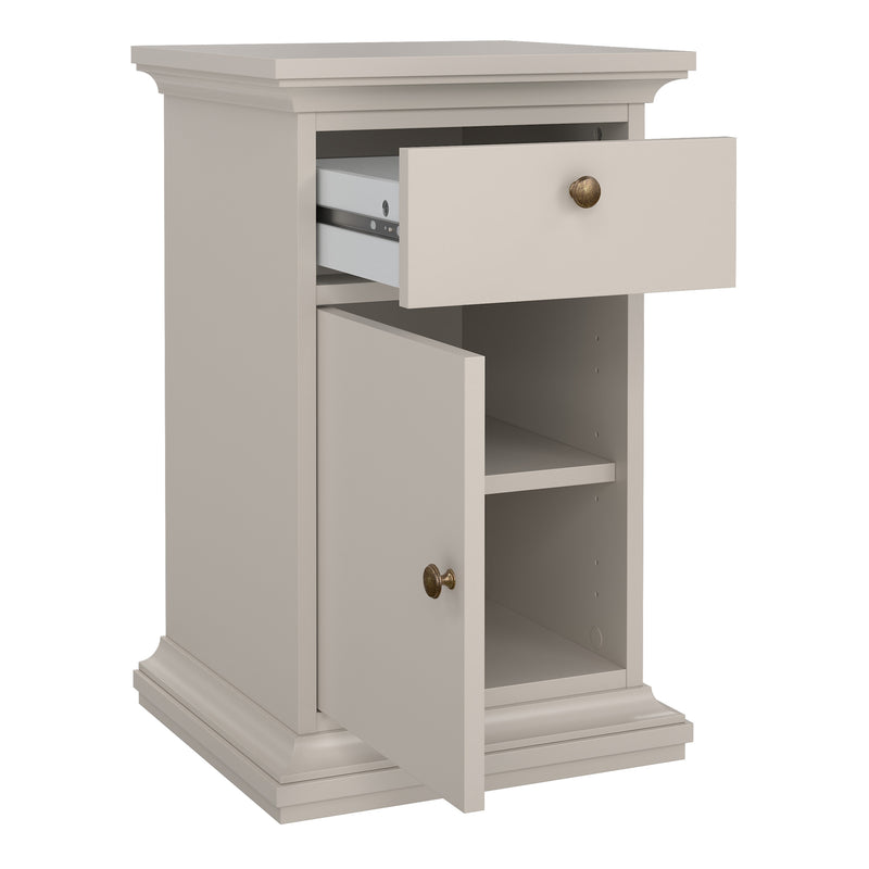 Paris Nightstand 1 door 1 Drawer in Cashmere – image 5