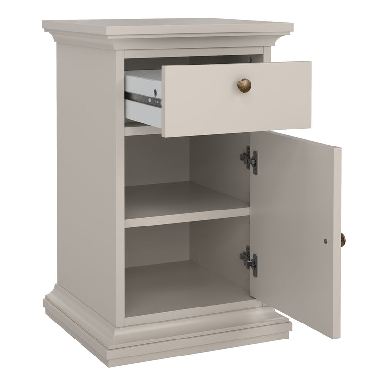 Paris Nightstand 1 door 1 Drawer in Cashmere – image 6