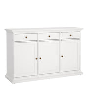 Paris Sideboard with 3 doors and 3 drawers – White – image 1