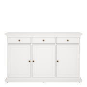 Paris Sideboard with 3 doors and 3 drawers – White – image 2