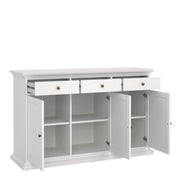Paris Sideboard with 3 doors and 3 drawers – White – image 5