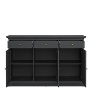 Paris Sideboard with 3 doors and 3 drawers – Matt grey – image 6