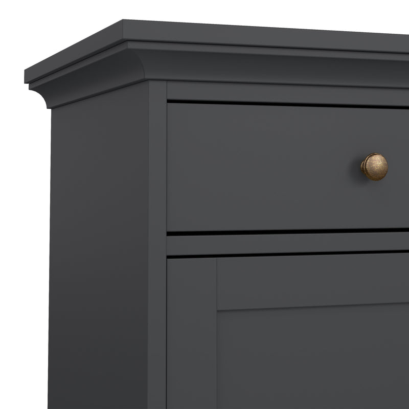 Paris Sideboard with 3 doors and 3 drawers – Matt grey – image 9