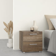 Pepe Bedside 2 Drawers – Truffle Oak – image 7