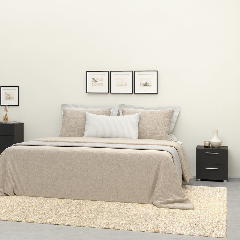 Pepe Bedside 2 Drawers – Black – image 5